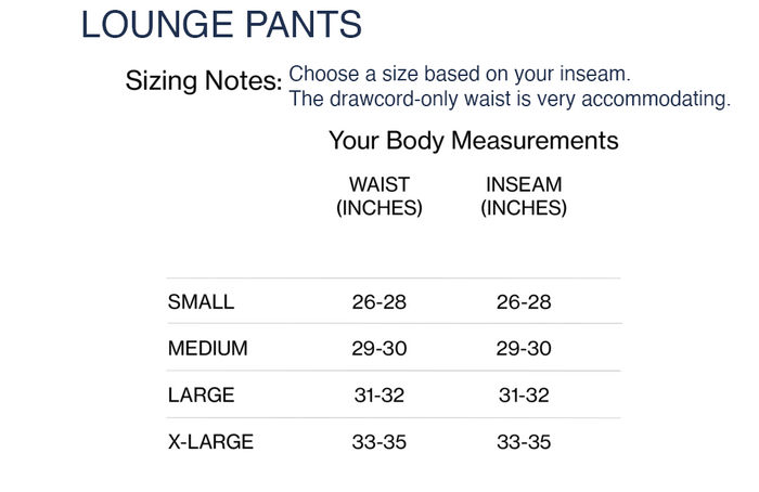 Men's Organic Lounge Pants in Natural
