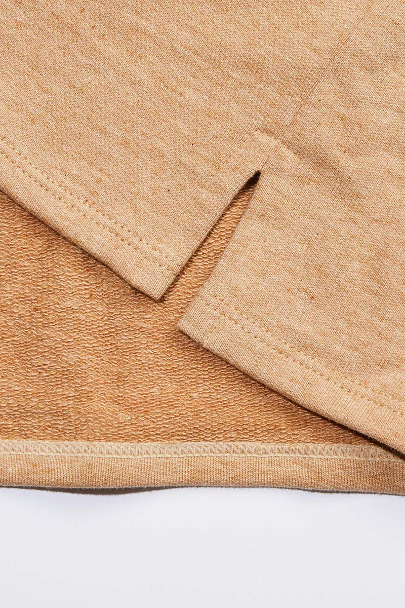 Organic Cotton French Terry Fabric - Natural - By the Yard