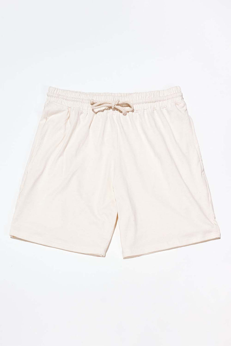 Men’s Organic Athletic Shorts in Natural – Harvest & Mill