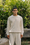 Men's Organic Heavyweight Crew Sweatshirt in Natural