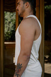 Men's Organic Tank Top in Natural