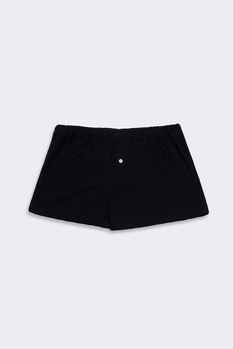 Women's Organic Cotton Boxers in Black