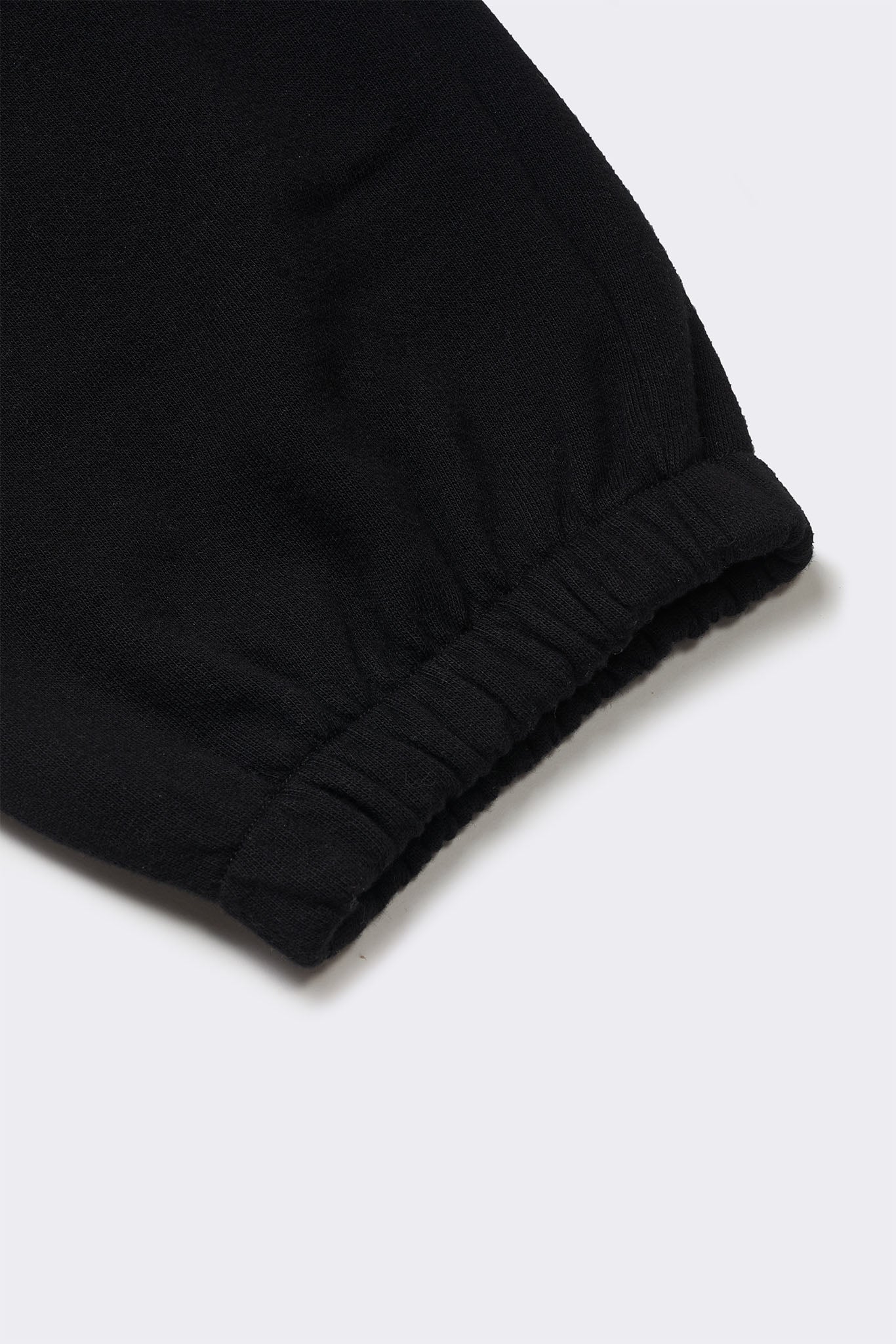 Mens Organic Cotton Fleece Sweatpants Black