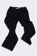 Men's Organic Straight Leg Lounge Pants in Black