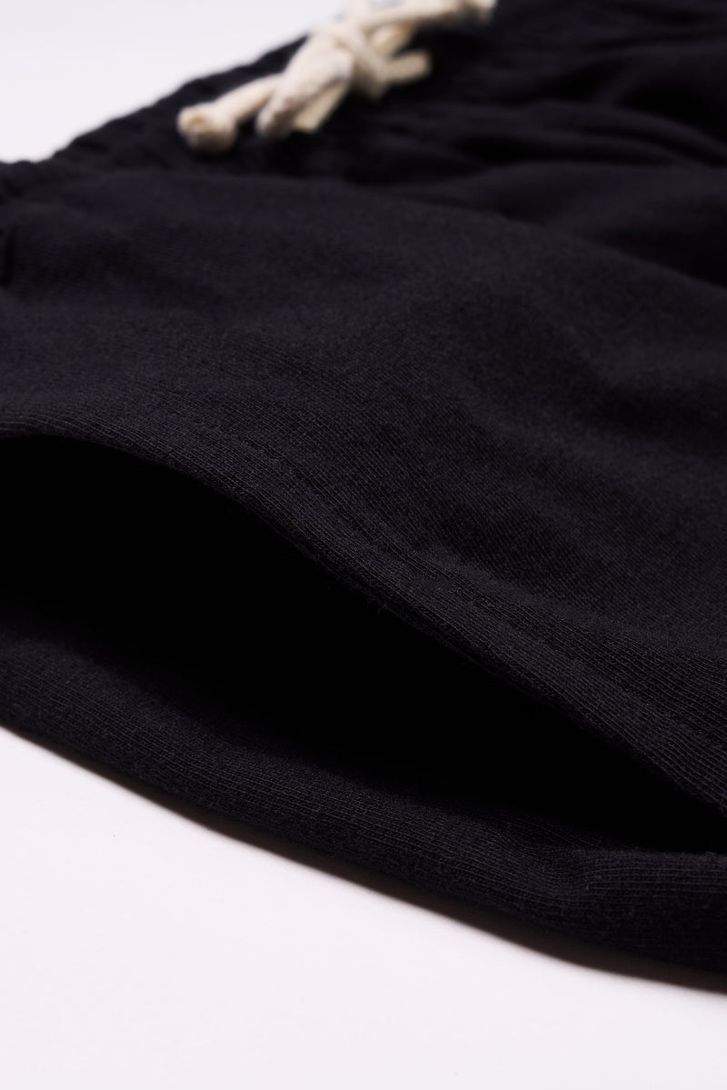 Men's Organic Straight Leg Lounge Pants in Black