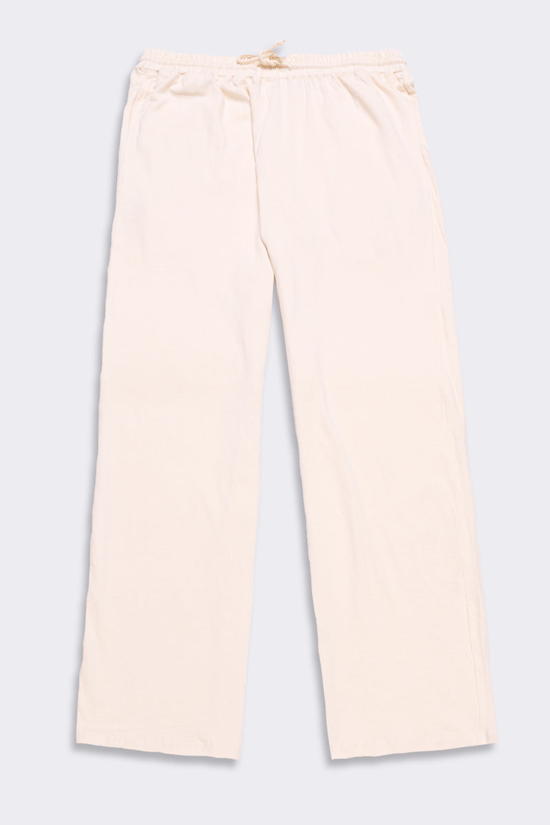 Women's Organic Straight Leg Lounge Pants in Natural