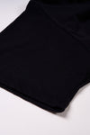 Women's Organic Unisex Style V-Neck Tee in Black