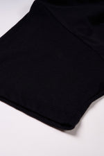 Women's Organic Unisex Style V-Neck Tee in Black
