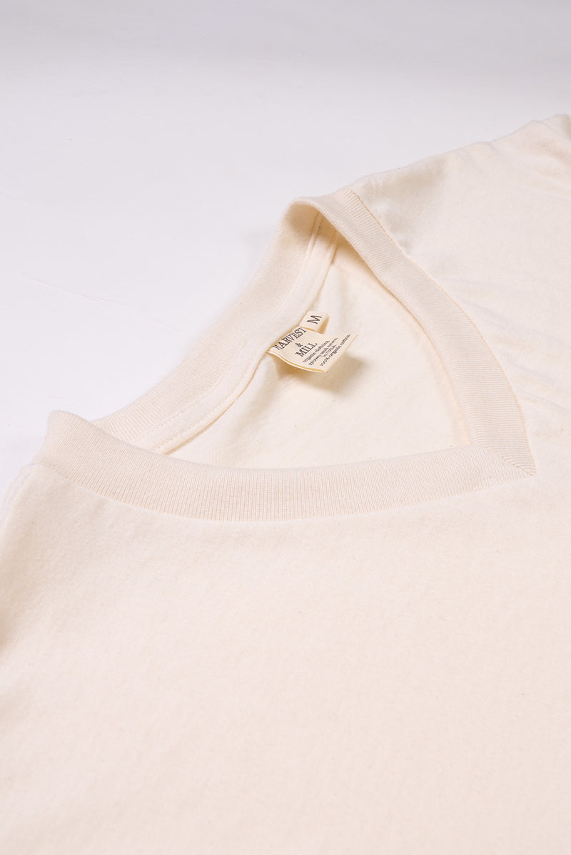 Women's Organic Unisex Style V-Neck Tee in Natural