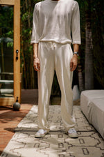 Men's Organic Lounge Pants in Natural