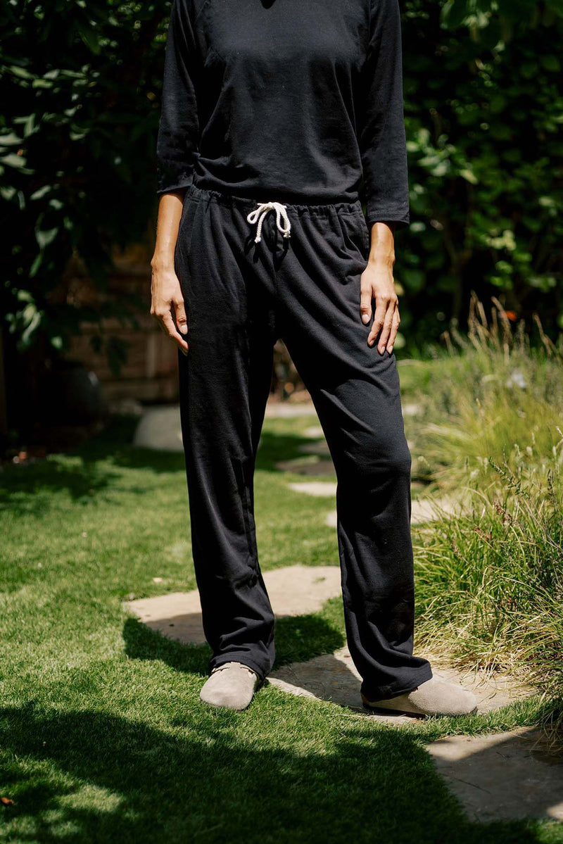 Women's Organic Lounge Pants in Black