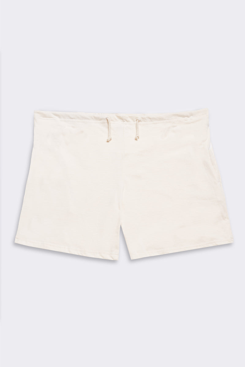 Men's Organic Lounge Shorts in Natural
