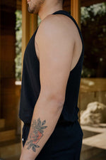 Men's Organic Tank Top in Black