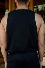 Men's Organic Tank Top in Black