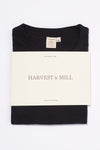 Women's Organic Unisex Style V-Neck Tee in Black