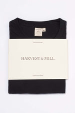 Women's Organic Unisex Style V-Neck Tee in Black