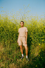 Women's Organic Heirloom Brown Athletic Shorts