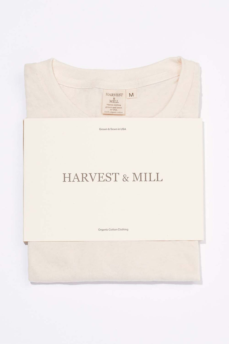 Women's Organic Unisex Style V-Neck Tee in Natural