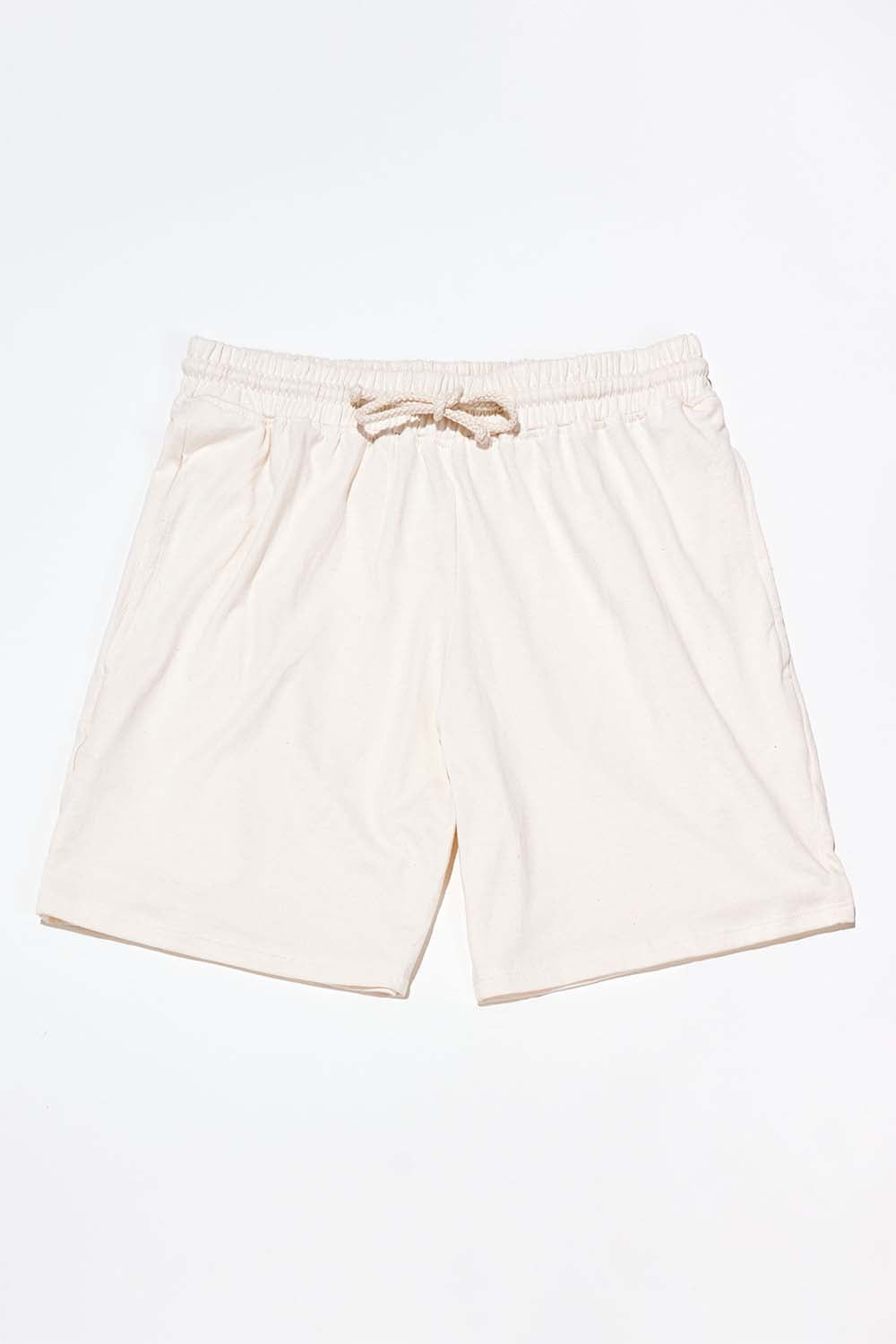 Men's Organic Athletic Shorts in Natural - Main Image