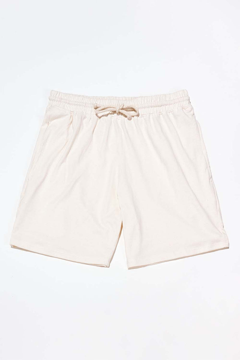 Women's Organic Athletic Shorts in Natural