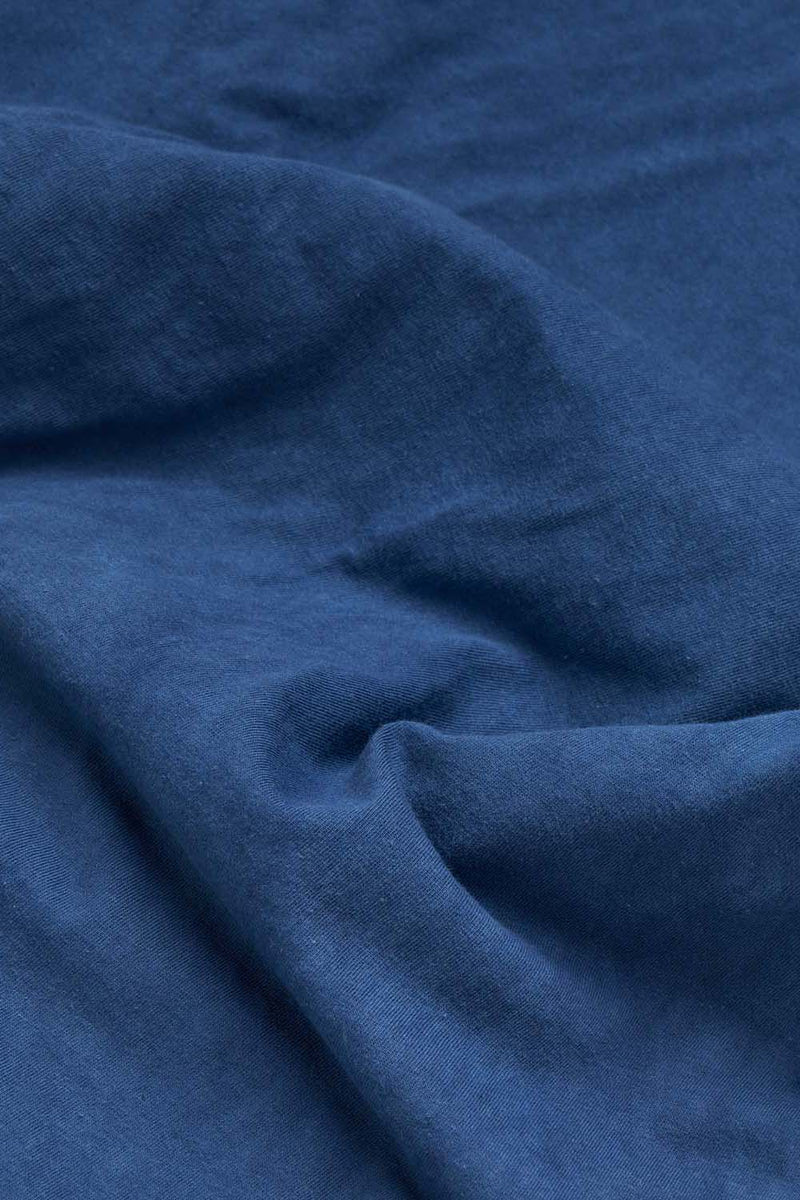 Plain Indigo Blue Brown Linen Twill Thick Fabric Natural Dyes Tie Dyed Linen  Cloth Thickening Plant Dyes Hand Dyed Clothing for Bag 