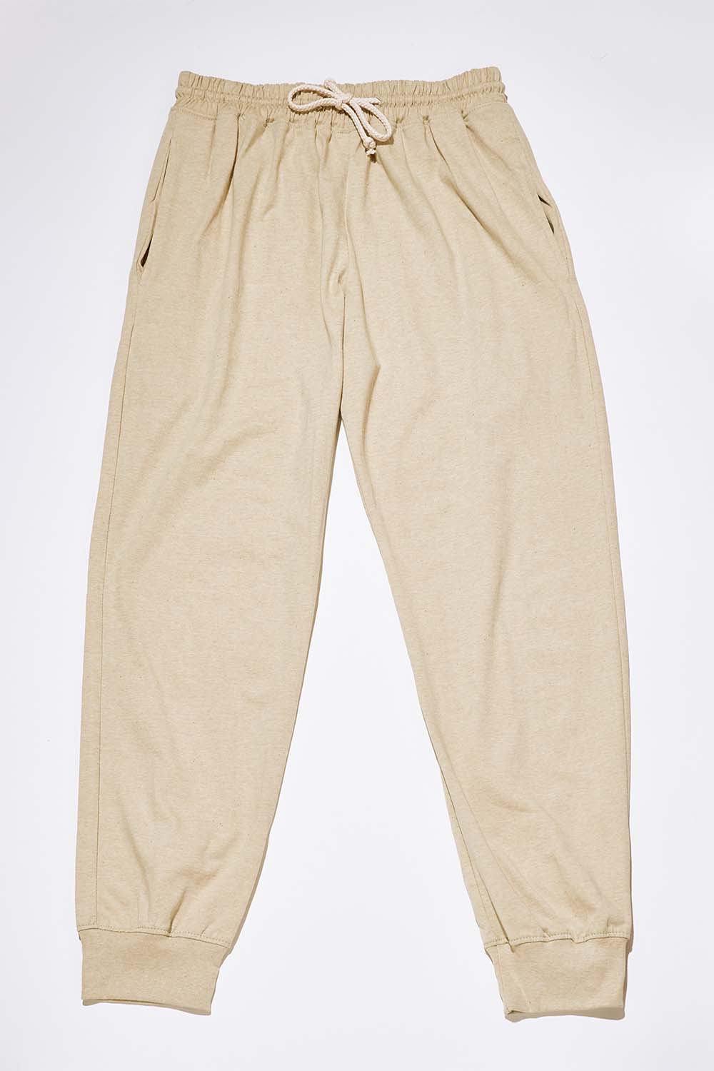 【MODERNIF】Dells cotton jogger pants Limited Edition: Men's Living Color Tan-Green Jogger Pants