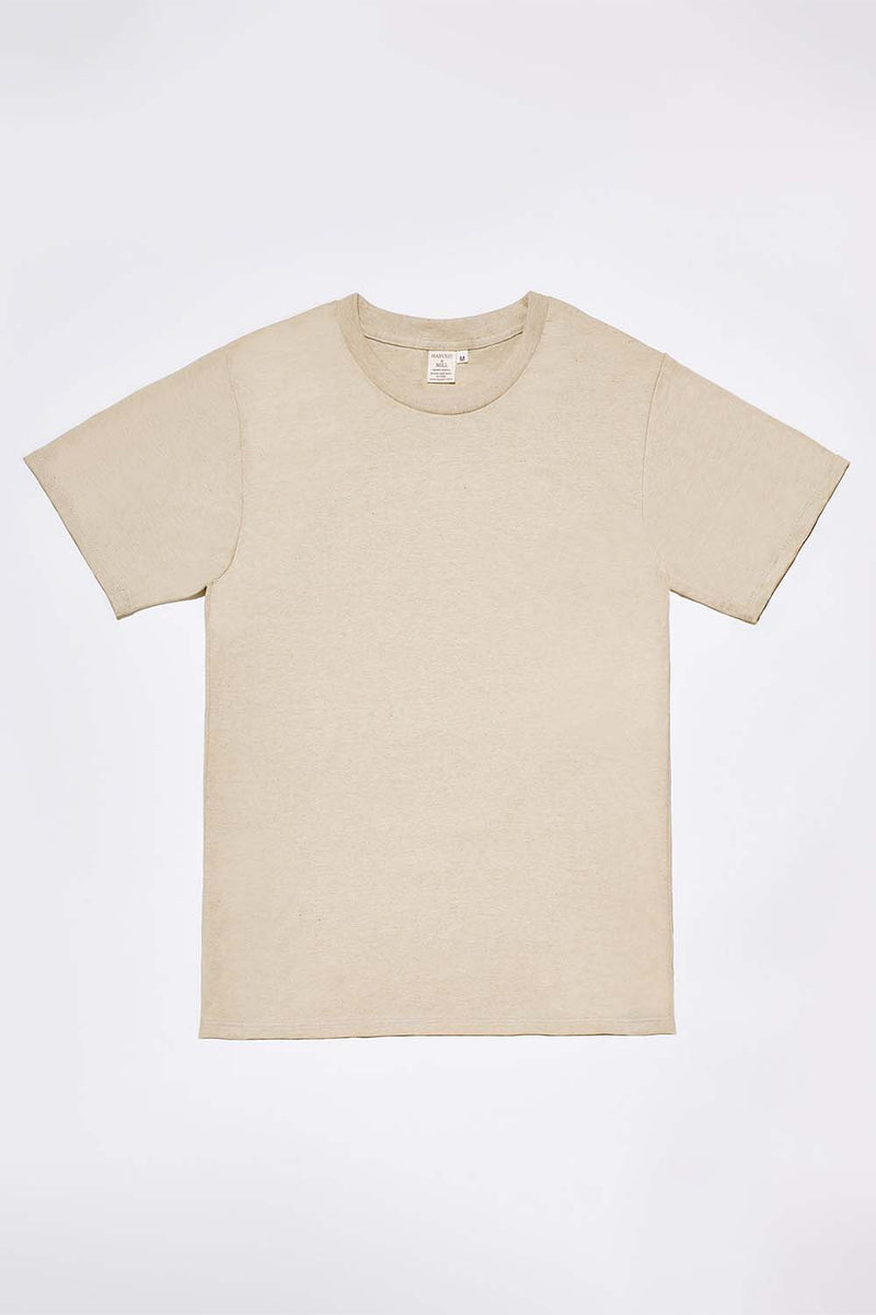 Limited Edition: Men's Living Color Tan-Green Crew  Tee