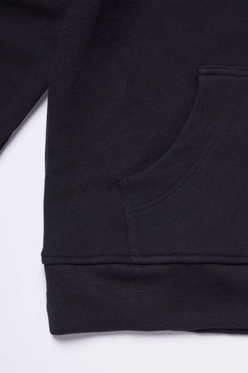Women's Organic Hoodie Sweatshirt in Black